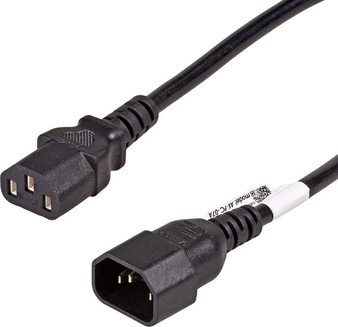 Akyga Pro Series AK-PC-07A - power cable - power IEC 60320 C13 to IEC 60320 C14 - 3 m