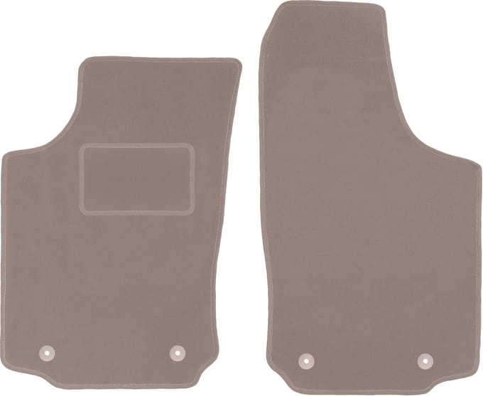 Beige voormatten voor: Opel Corsa C hatchback (2000-2006)