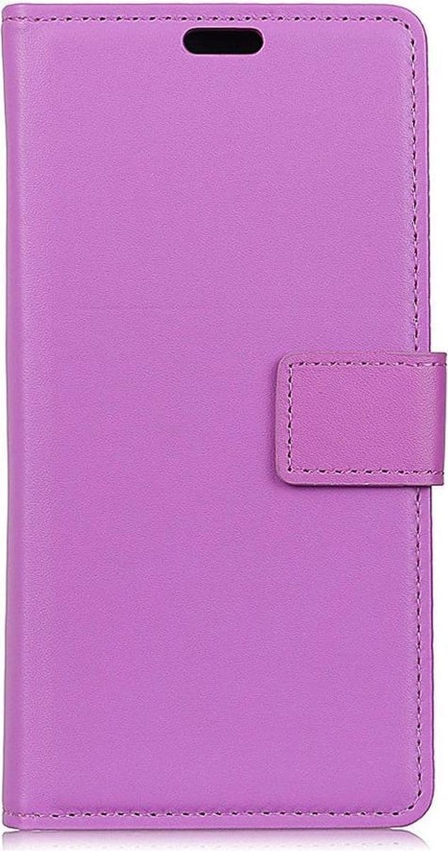 Shop4 - Asus Zenfone Max M1 Hoesje - Wallet Case Business Paars