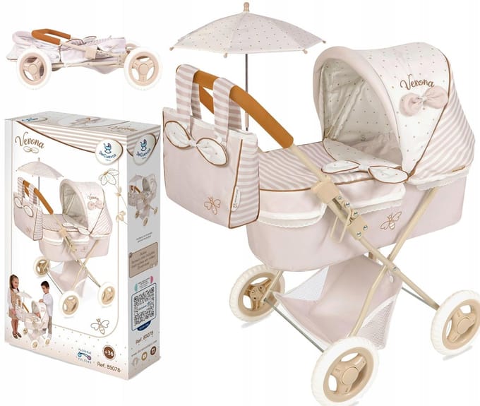 Poussette Verona avec auvent, DeCuevas Toys 85078