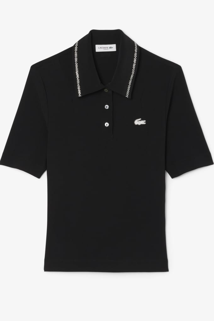 Lacoste Short Sleeve Polo Black Größe: 40 | Poloshirts Outlet | Damen | Schwarz
