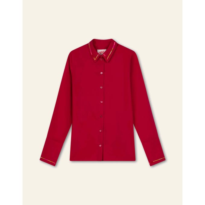 Oilily Bloom Blouse- maat40 Persian Rood