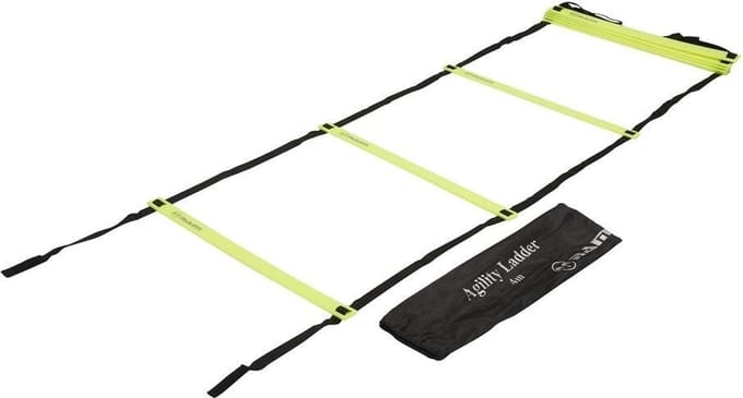 RAM Training loopladder - Aanpasbare platte sporten - 8 meter in lengte - in nette Tas -Topmerk