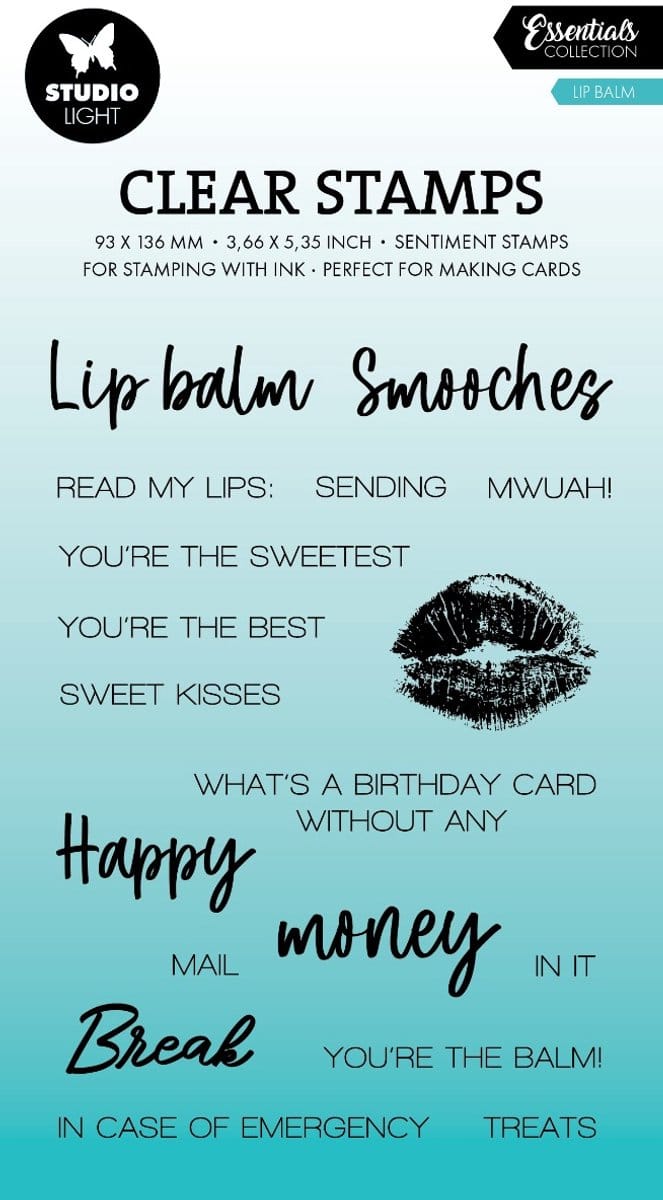 Clear stamps Lip balm - Essentials nr. 820