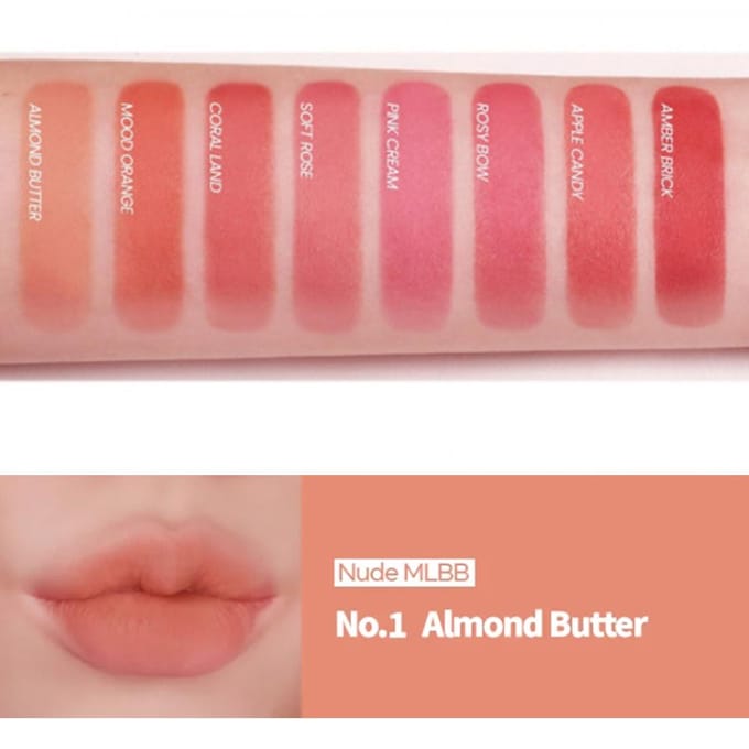 Innisfree Rouge à lèvres mat aéré 3,5 g # 1 Almond Butter pink