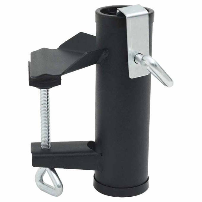 vidaXL - Parasolklemmen - voor - balkon - 2 - st - 25-38 - mm - staal