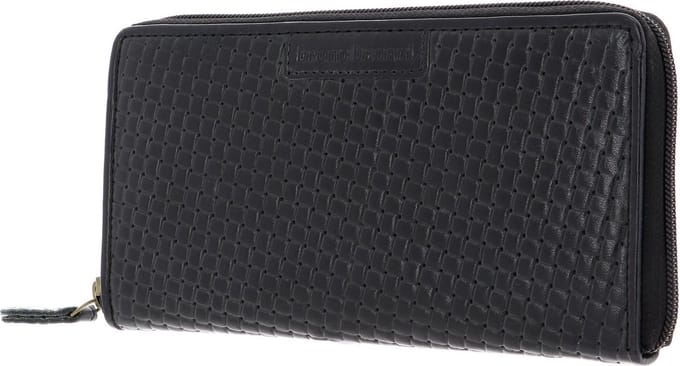bruno banani Portemonnee Wichita Zip Around Wallet Black Zwart
