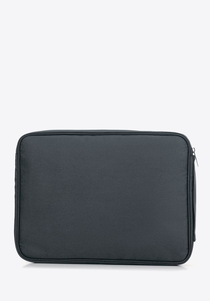 Wittchen - Dames 15" Laptophoes - Gequilte Voorkant - Grijs Polyester