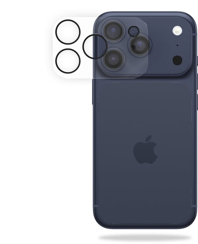 Mobilize Screenprotector geschikt voor Apple iPhone 17 Pro Max Glazen | Mobilize Camera Protector - Case Friendly - Zwart