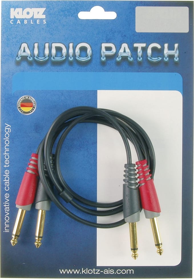 Klotz AT-JJ0200 twin-audiokabel 2 m - Audio kabel