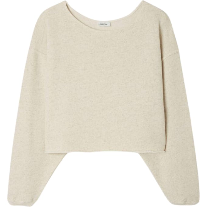 American Vintage Itonay Sweaters Ecru Ito03ae25