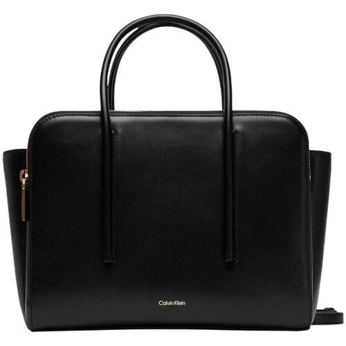 Handtas Calvin Klein Jeans Carryall Mini Leather Tote Bag LV04F3034G