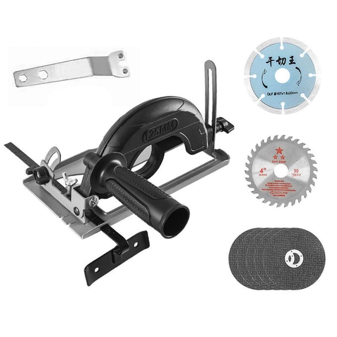 Support de positionnement pour meuleuse d'angle réglable de 0 à 45 mm et de 0 à 40 mm pour réglage de la profondeur de coupe