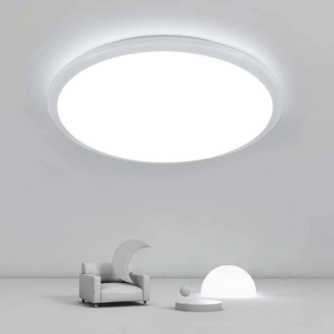 Plafondlamp - 24W - moderne - Binnen - 6000K - 30CM - waterdicht - IP44