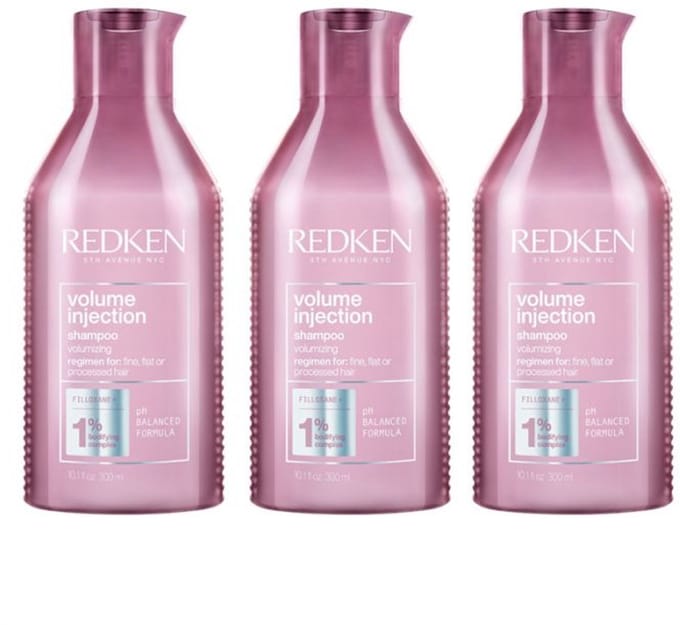 Redken Volume Injection Shampoo 3x 300ml = 900ml