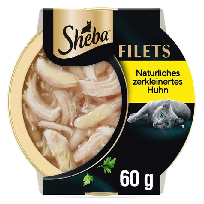 16x60g Kip Fijne Filets Sheba Kattenvoer