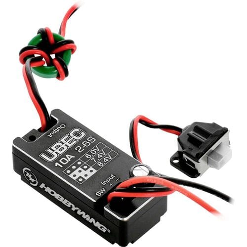 Hobbywing BEC 10A V2-Car UBEC BEC-spanningsregelaar 6 - 8.4 V 10 A