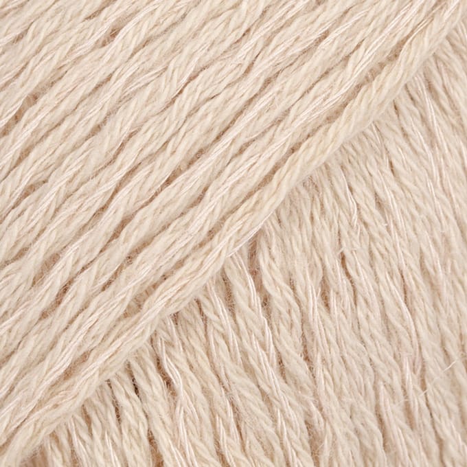 DROPS Belle Uni Colour - 03 lichtbeige - Katoen Garen