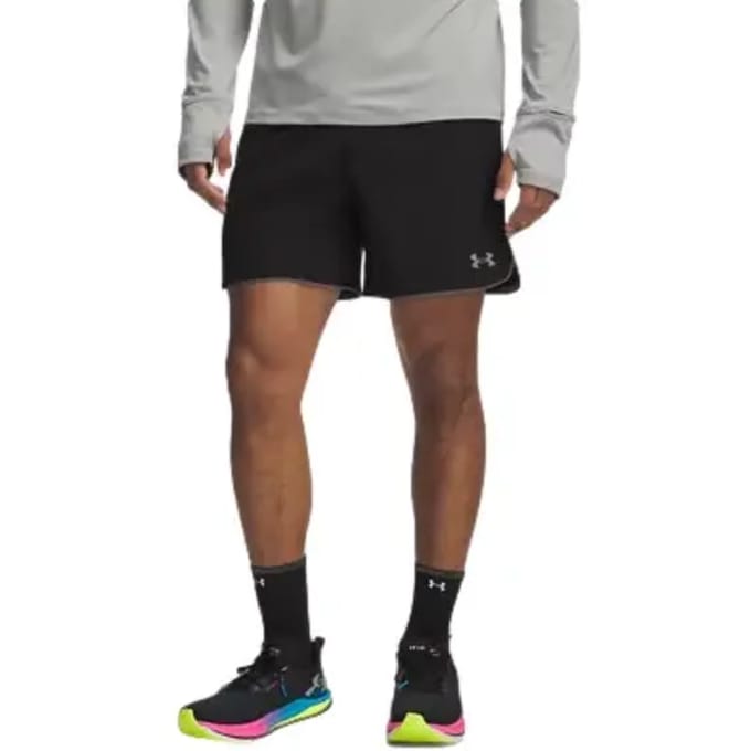 Under Armour Velociti Pro 7in  Hardloopshorts Heren-zwart, zilver