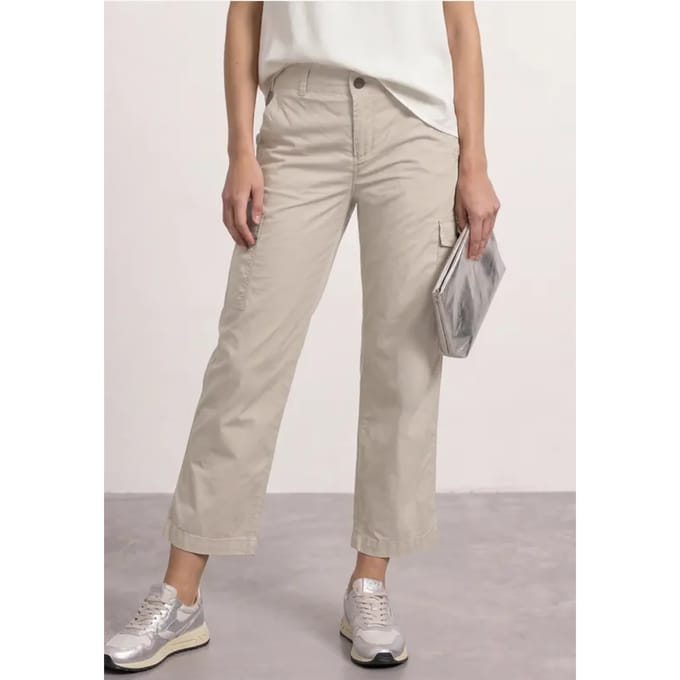 Broek met Straight Leg-pijpen in cargo-stijl