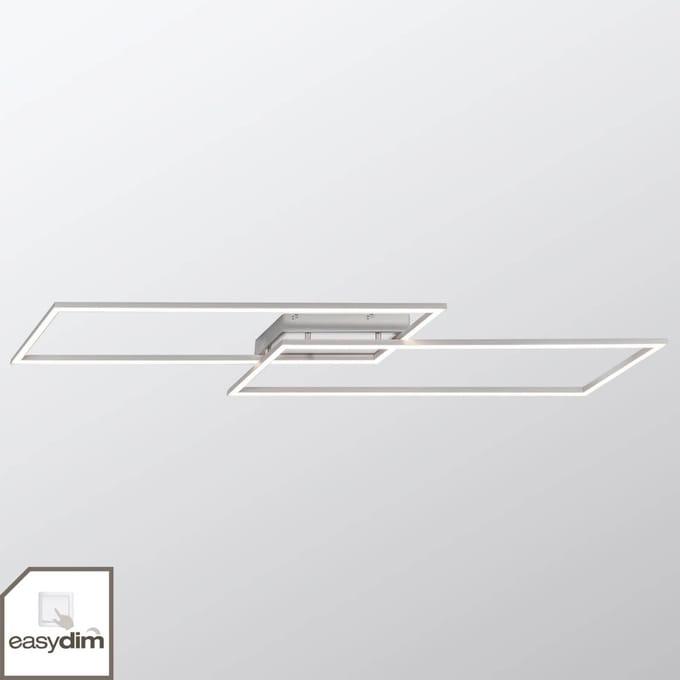 Paul Neuhaus LED plafondlamp Inigo, 113 cm, 2-lamps, dimbaar