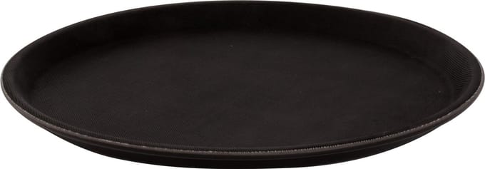 Mammoet - Dienblad - Easy - Rond - Antislip - 36 cm - Zwart - Polypropyleen
