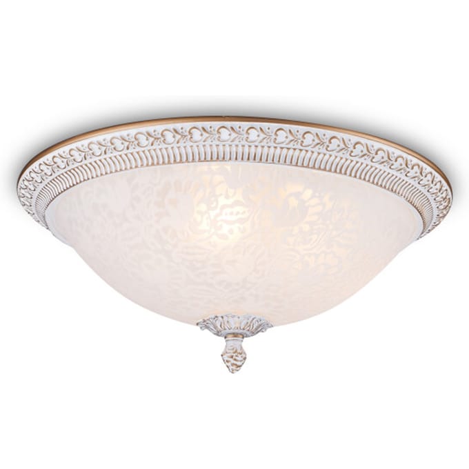 Maytoni - Plafondlamp Pascal - Wit met goud - Ø35