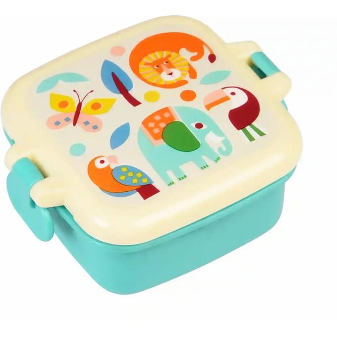 Rex London Mini Snackdoosje 7x7cm - Wild Flowers