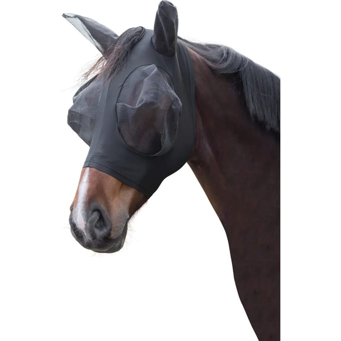 Anti-vliegenmasker voor paarden Covalliero FinoStretch