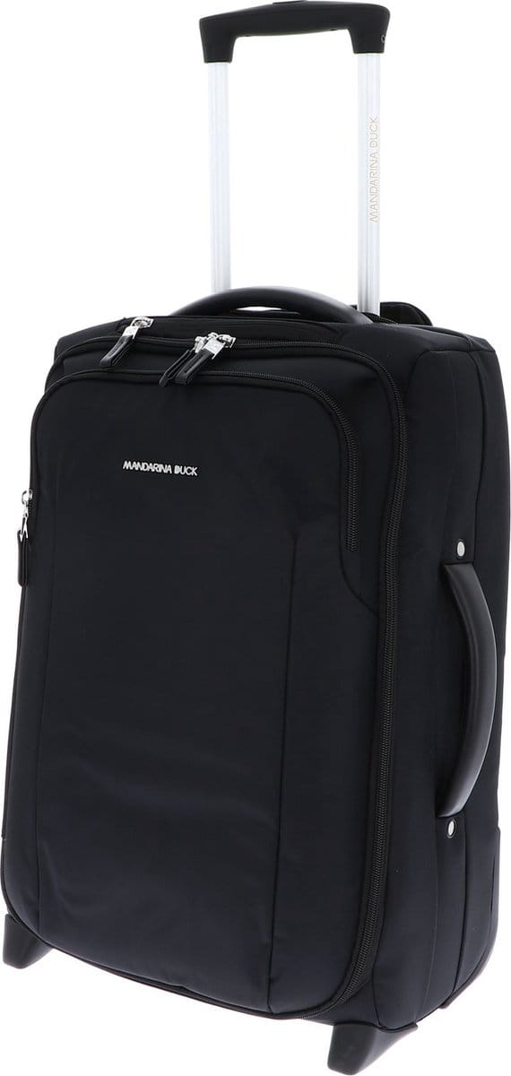 MANDARINA DUCK Week - End Cabin Trolley 2 Wheels Black Zwart 55cm