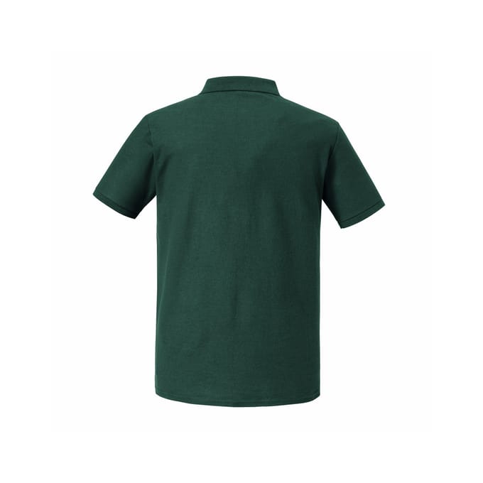 Russell Heren Authentiek Piqué Poloshirt (Fles groen)