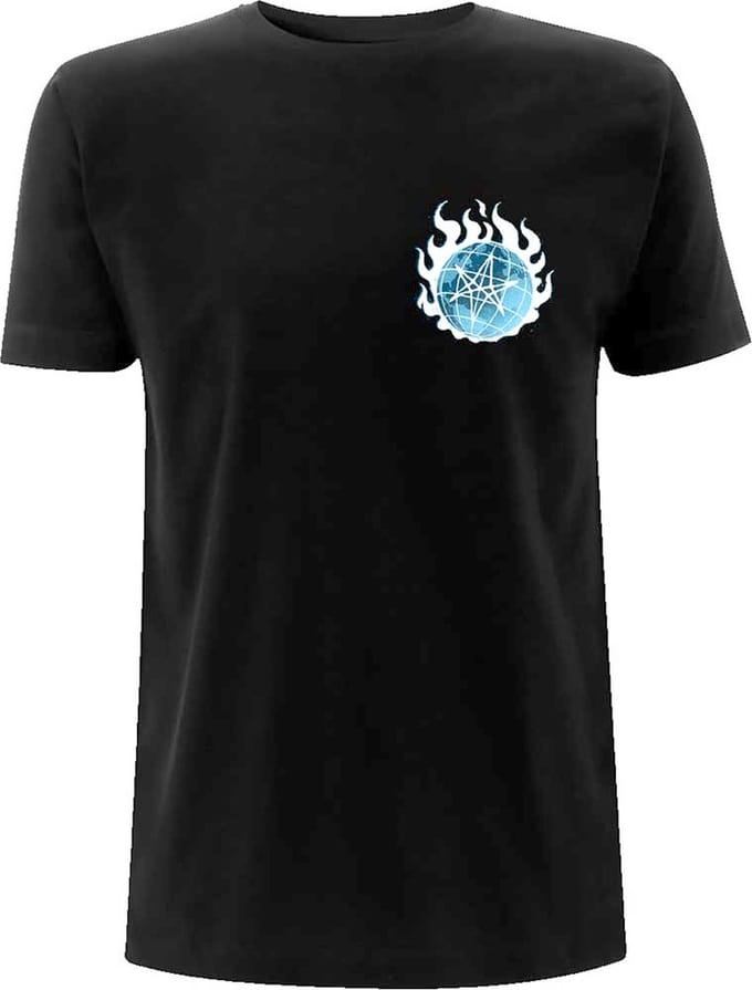 Bring Me The Horizon - Globe Heren T-shirt - S - Zwart