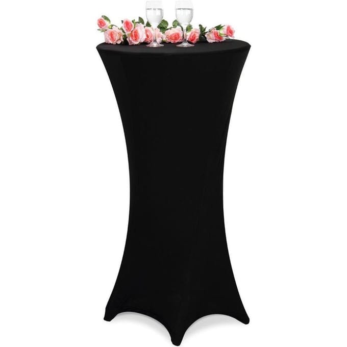 Deuba Statafel tafelhoes zwart Ø70cm