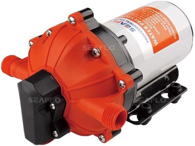 Membraanpomp - Waterdrukpomp - Watersysteem - Heavy Duty drukschakelaar - 5.5 GPM - Rood