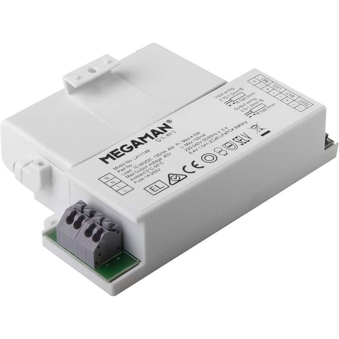 Megaman Renzo+ MM77129 Noodstroommodule 4 W Neutraalwit IP44 Wit
