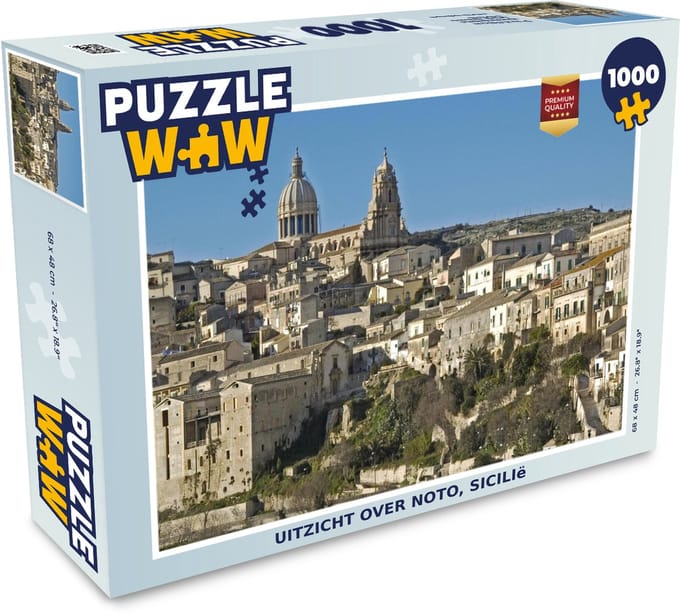Puzzel Uitzicht over Noto, Sicilië - Legpuzzel - Puzzel 1000 stukjes volwassenen