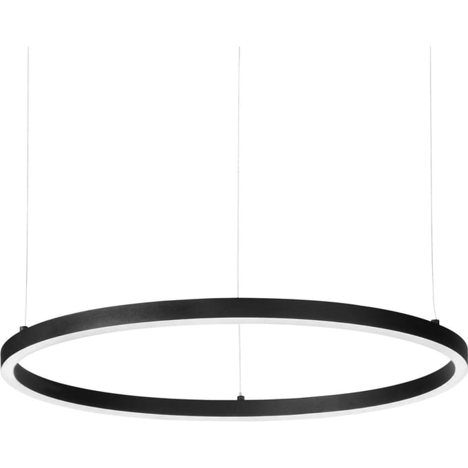 Ideal Lux LED hanglamp Oracle Slim Ø 90 cm zwart 3.000 K