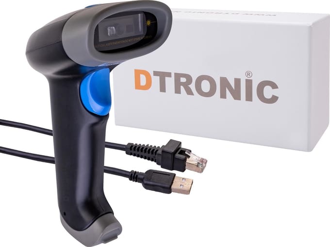 DTRONIC DT3304 barcodescanner – 1D/2D QR – USB Plug & Play – Professioneel model - NL+BE