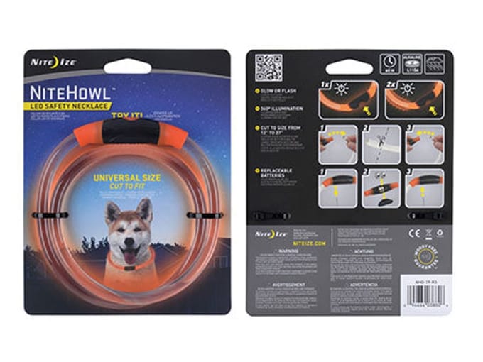 Nite Ize Nitehowl Led-veiligheidshalsband Transparant