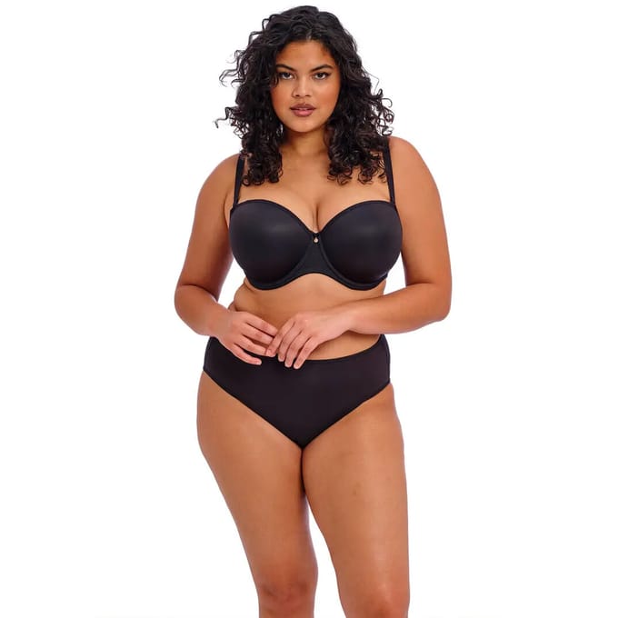Elomi SMOOTH- Dames Strapless & multiway Beha- BLACK- Maat 90F