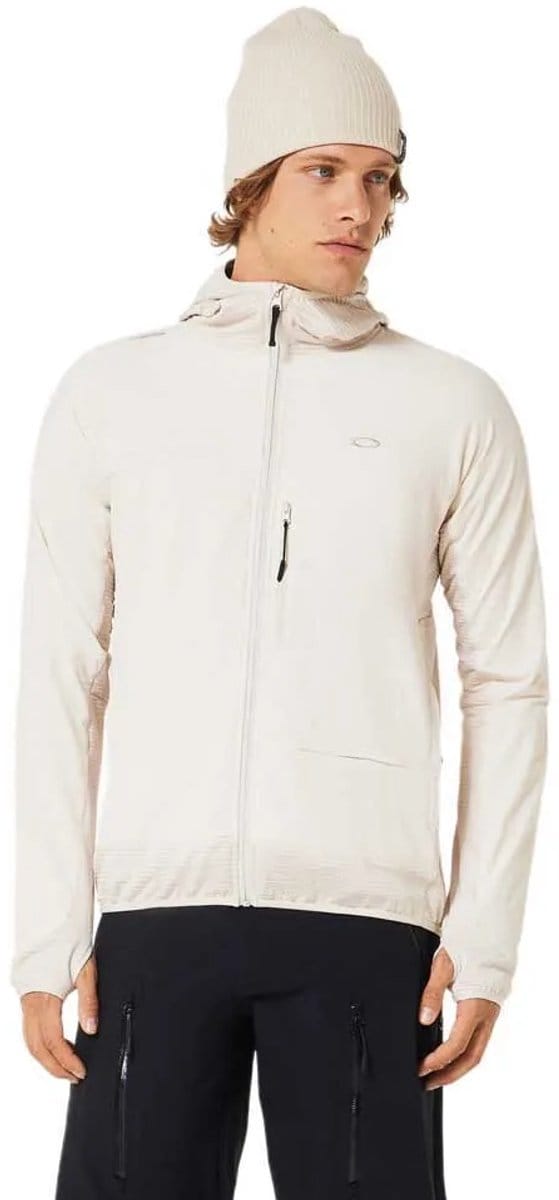 Oakley Apparel Bowls Alpha Fleece Met Volledige Rits Beige S Man