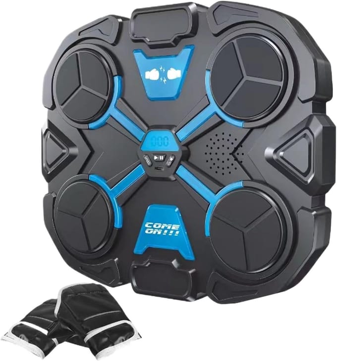 Muziek Bokstrainer - Interactieve Puncher - Binnentraining - Muurbevestiging - 335 x 29 cm - Veelkleurig