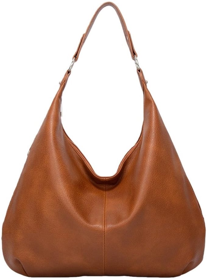 Allecto - Zachte Lederen Hobo Tas voor Dames - Stijlvolle Schoudertas