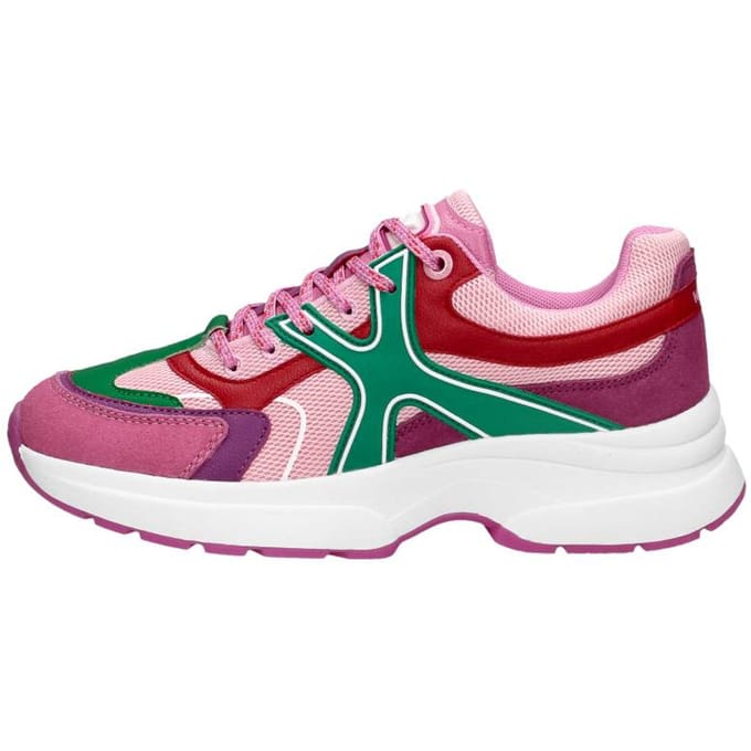 Mexx Sneaker Loyce Roze/groen - Maat 37