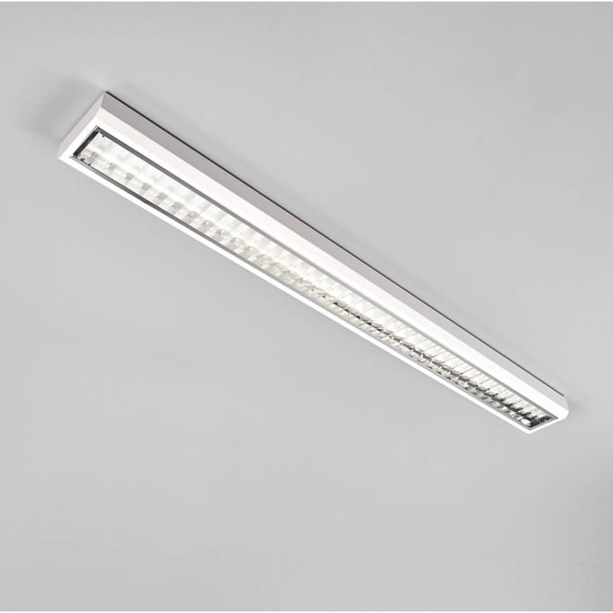 EGG LED raster-opbouwverl voor kantoren, 33 W, 3.000 K