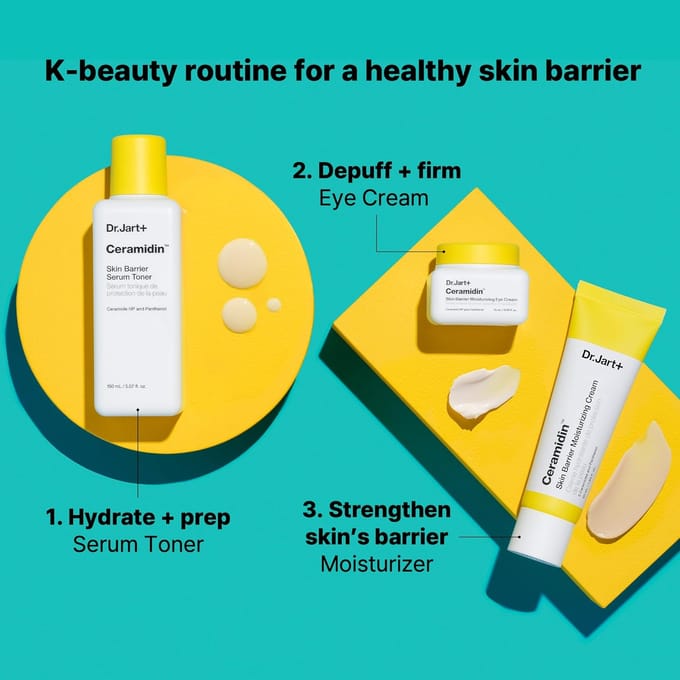 [Dr.Jart+] Ceramidin Huidbarrière Hydraterende Crème 50 ml yellow