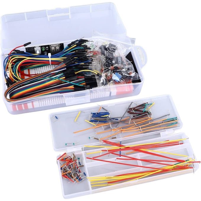 830 Contactpunten Breadboard met Voedingsmodule DIY Circuit Jumper Wire Elektronische Componenten Kit