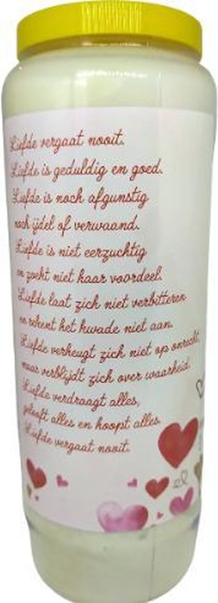 Liefde vergaat nooit - Noveenkaars - 9 dagen brander (20 stuks)