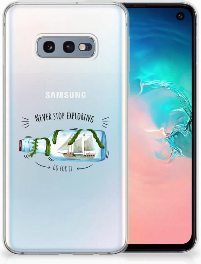 Samsung Galaxy S10e Telefoonhoesje met Naam Boho Bottle