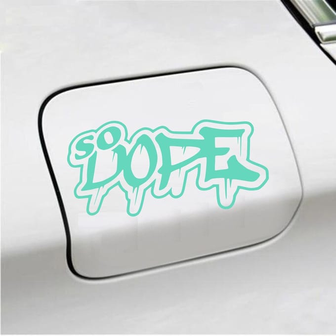 Bumpersticker - So Dope - 8,2 X 15 - Mint